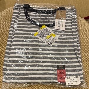 The Foundry Supply Co. Men's Black and White Striped Tee